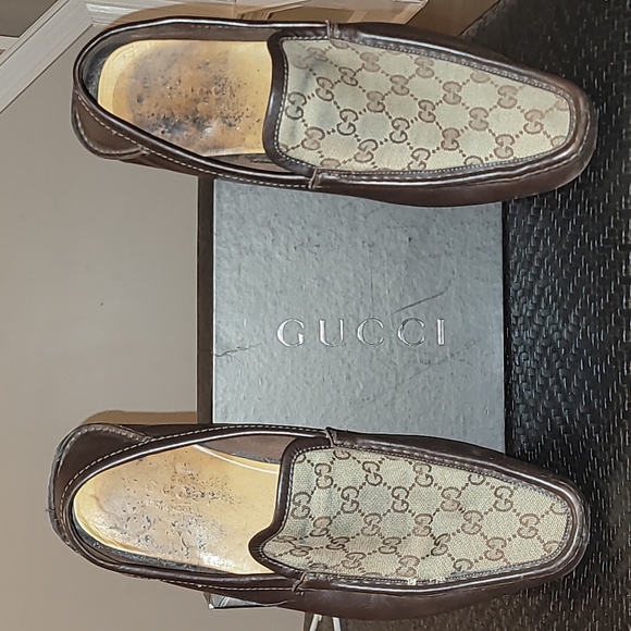 VINTAGE Gucci Florence Driver Mens sz 12 - Picture 3 of 4